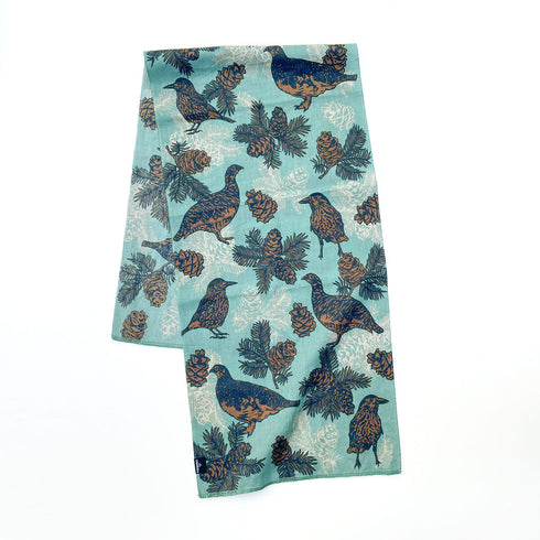 CHAORAS Sports Tenugui /  Grouse and spotted nutcracker